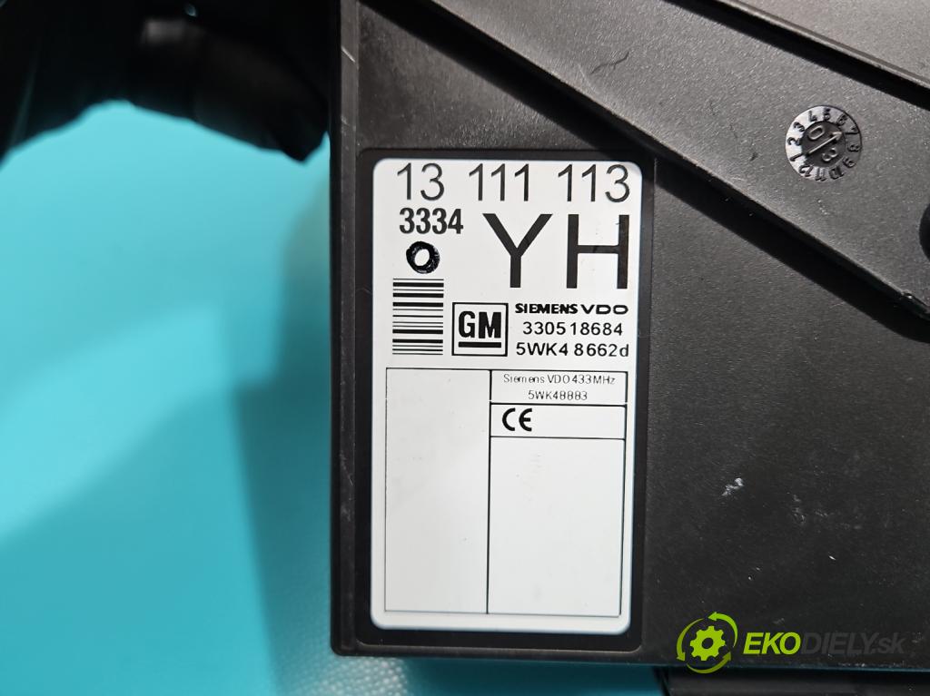 Opel Meriva A 2002-2010 1.6 16V 101 HP automatic 74 kW 1598 cm3 5- riadiaca jednotka motora 12214830