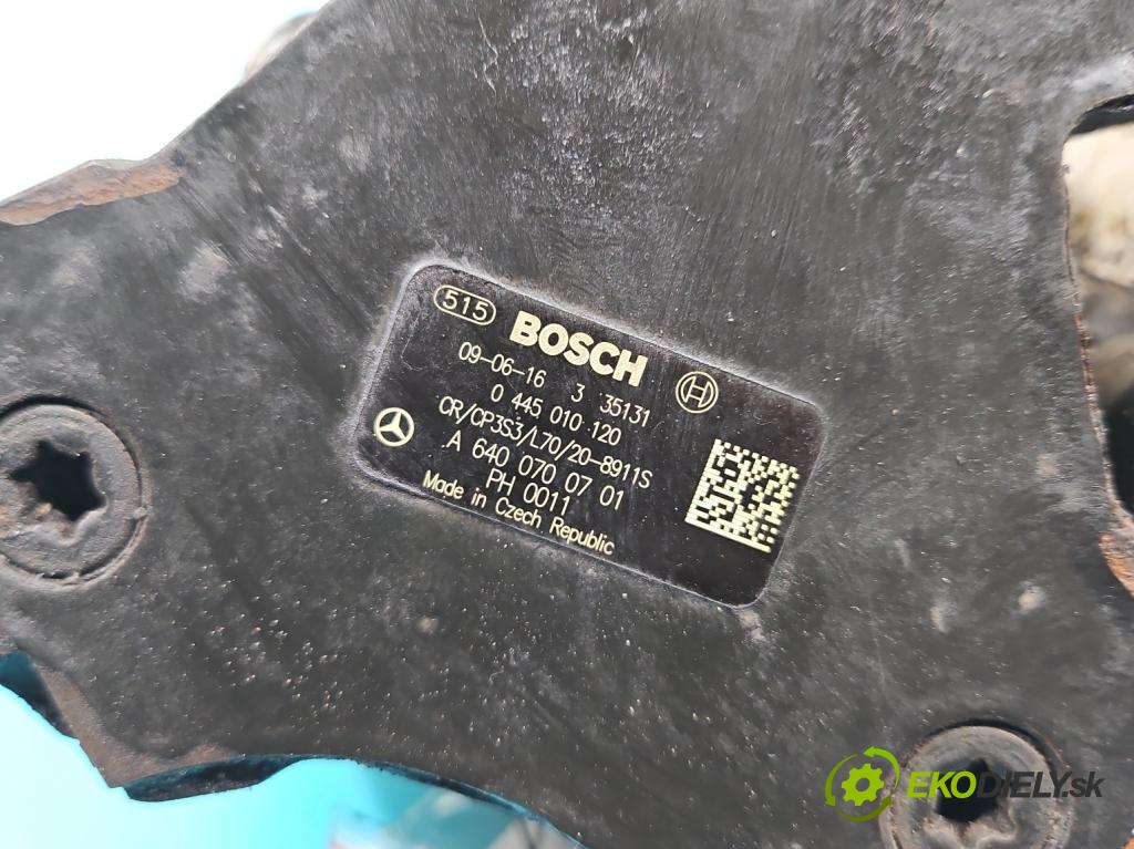 Mercedes B W245 2005-2011 2.0 cdi 140 HP manual 103 kW 1991 cm3 5- čerpadlo vstrekovacia 0445010120 (Vstrekovacie čerpadlo)