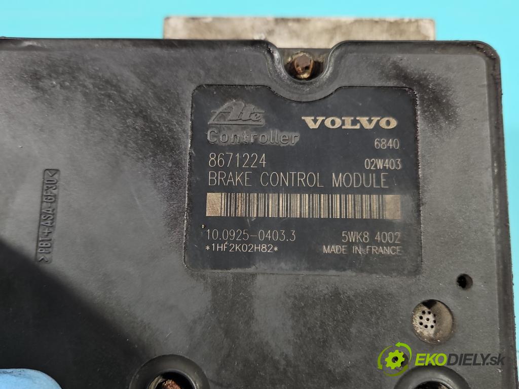 Volvo V70 II 1999-2007 2.4 D5 163 hp manual 120 kW 2401 cm3 5- čerpadlo abs P08671223 (Pumpy brzdové)