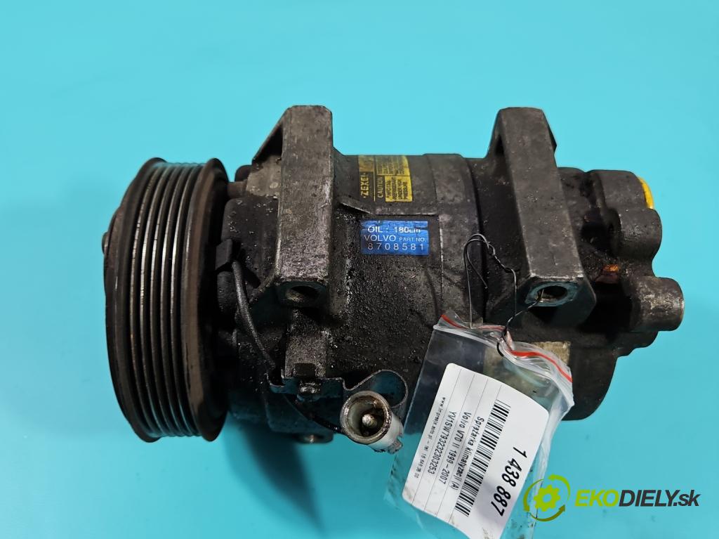 Volvo V70 II 1999-2007 2.4 D5 163 HP manual 120 kW 2401 cm3 5- Kompresor: klimatizácie 8708581 (Kompresor klimatizácie)