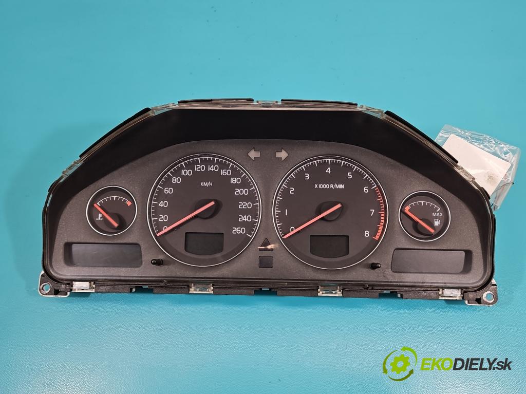 Volvo S60 I 2000-2010 2.0 T 179KM manual 132 kW 1984 cm3 4- prístrojovka/ budíky 9499668 (Prístrojová doska, displej)