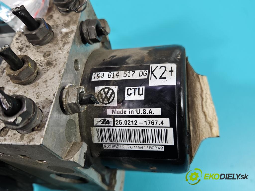 Vw Golf VI 2008-2013 1.6 tdi 105 hp manual 77 kW 1598 cm3 5- čerpadlo abs 1K0614517DG (Pumpy brzdové)