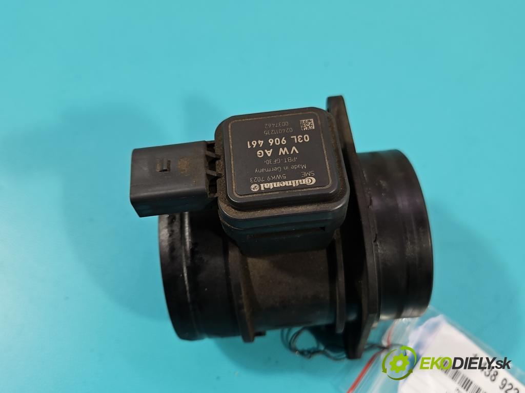 Vw Golf VI 2008-2013 1.6 tdi 105 HP manual 77 kW 1598 cm3 5- průtokoměr: 5WK97023 (Váha vzduchu)