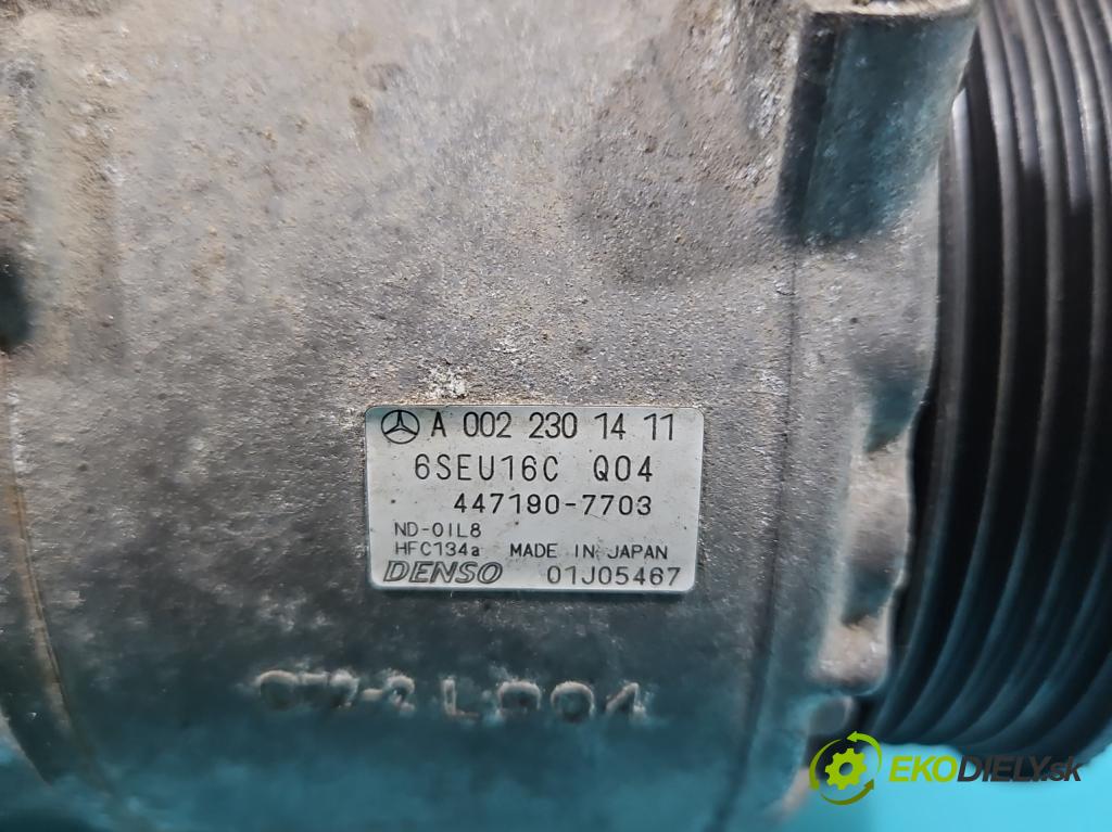 Mercedes B W245 2005-2011 2.0 cdi 140 HP manual 103 kW 1991 cm3 5- Kompresor: klimatizácie A0022301411 (Kompresor klimatizácie)