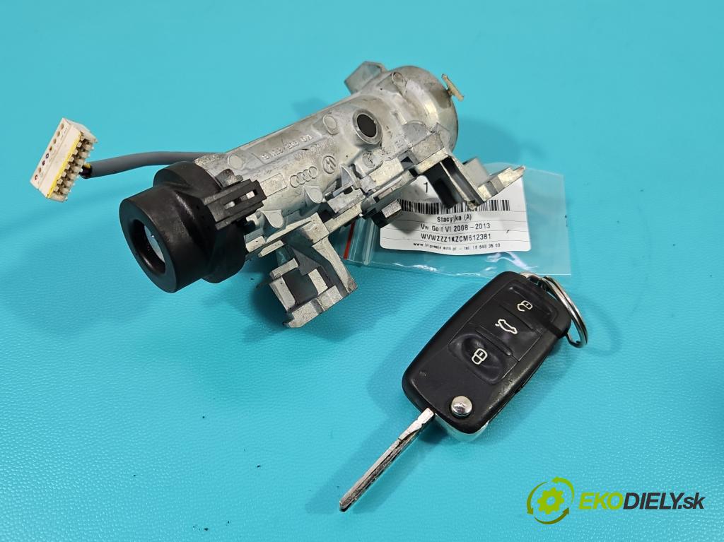 Vw Golf VI 2008-2013 1.6 tdi 105 HP manual 77 kW 1598 cm3 5- Spínačka 1K0905851B (Spínacia skrinka)