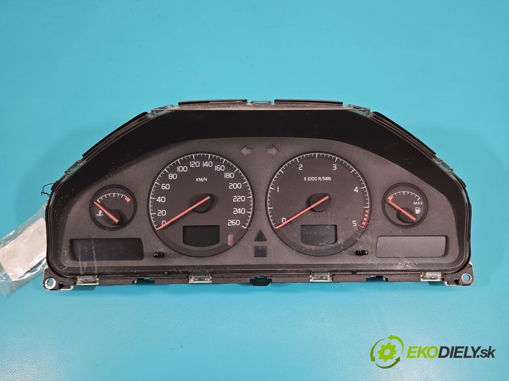 Volvo S60 I 2000-2010 2.4 D5 163 HP manual 120 kW 2401 cm3 4- prístrojovka/ budíky 8637996 (Prístrojová doska, displej)