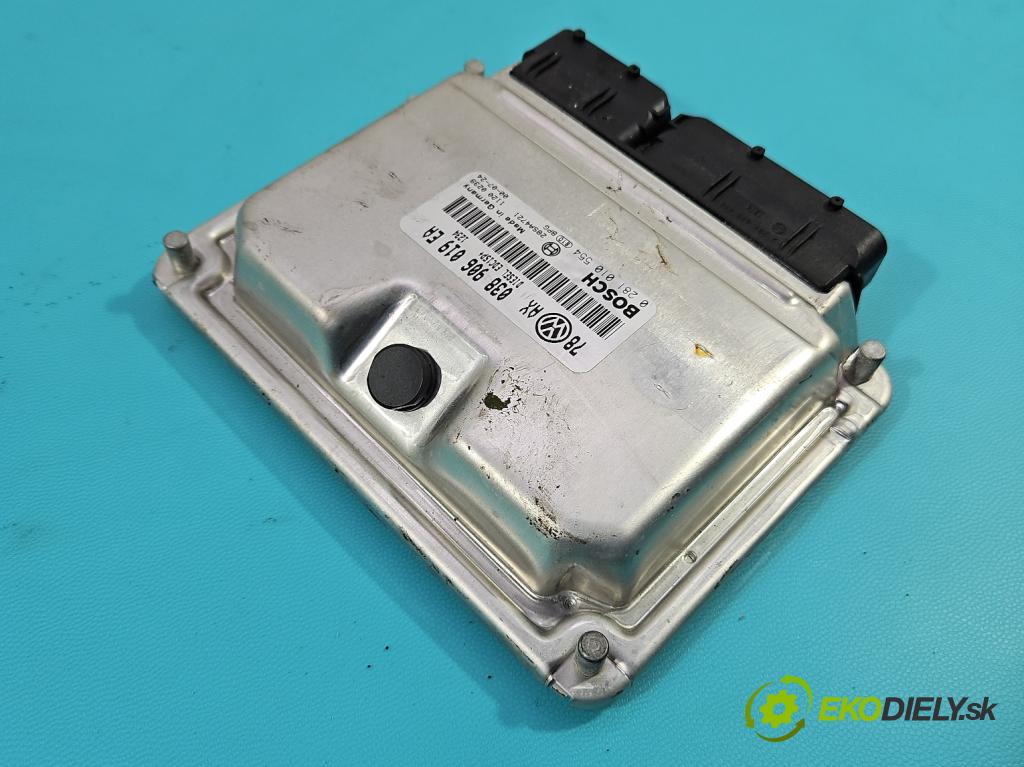 Vw Passat B5 1995-2005 1.9 tdi 101 HP manual 74 kW 1896 cm3 4- riadiaca jednotka motora 0281010554