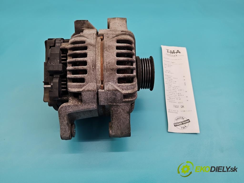 Opel Meriva A 2002-2010 1.6 16V 101 HP automatic 74 kW 1598 cm3 5- Alternator 13147093 (Alternátor)