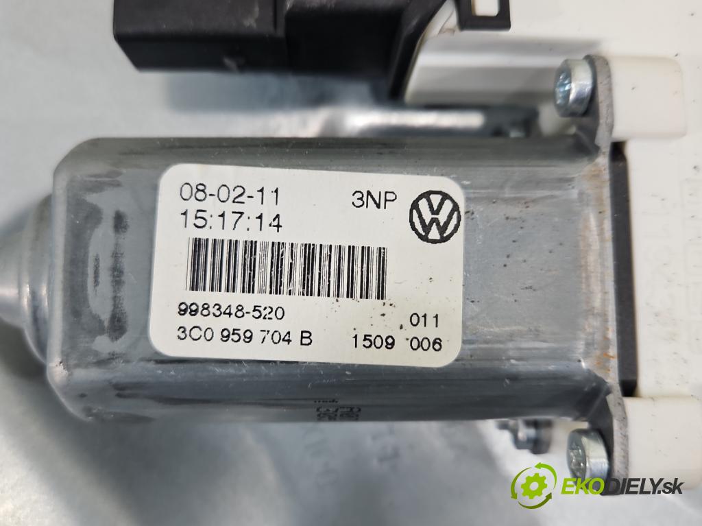 Vw Golf VI 2008-2013 1.6 tdi 105 hp manual 77 kW 1598 cm3 5- mechanismus stahování zadní pravý 3C0959704B