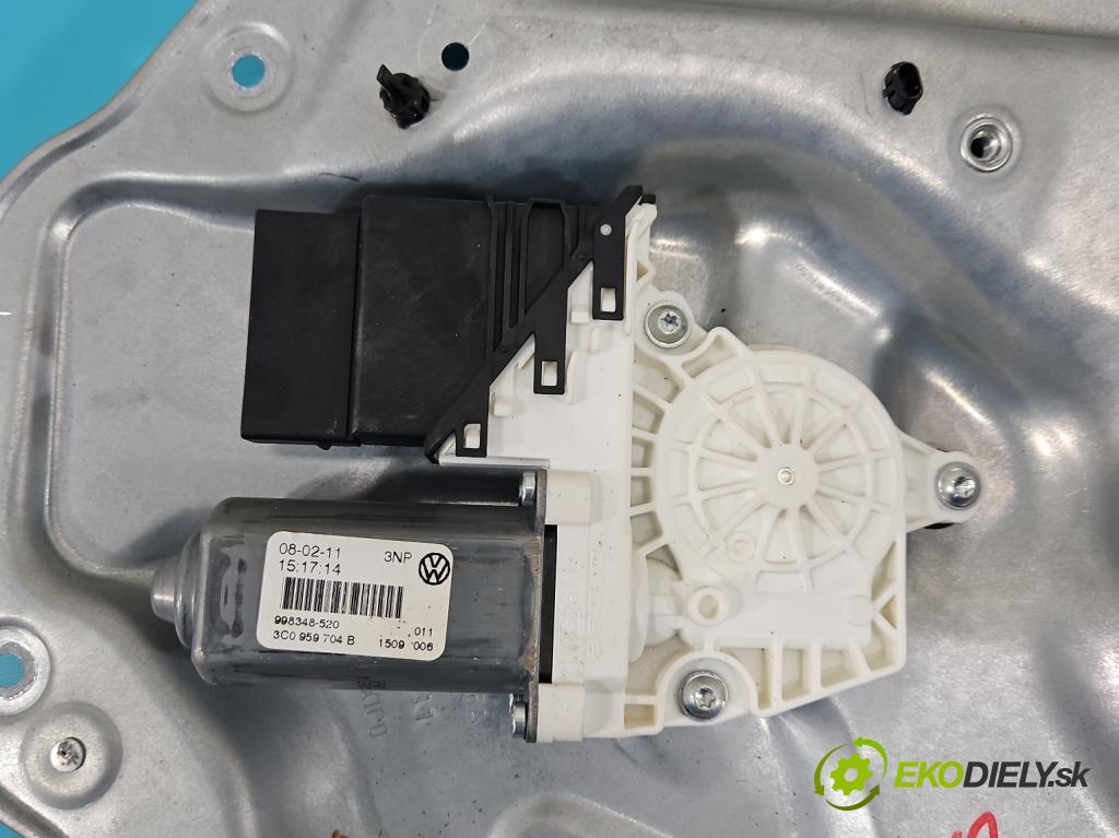 Vw Golf VI 2008-2013 1.6 tdi 105 hp manual 77 kW 1598 cm3 5- mechanismus stahování zadní pravý 3C0959704B