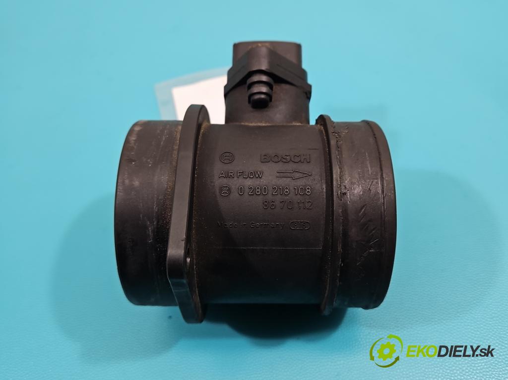 Volvo S60 I 2000-2010 2.0 T 179KM manual 132 kW 1984 cm3 4- průtokoměr: 0280218108 (Váha vzduchu)