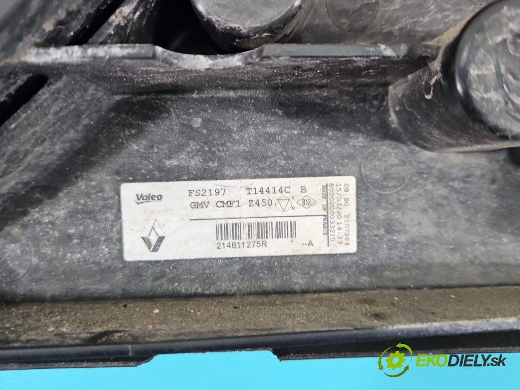 Renault Megane IV 2016-2024 1.5 dci 116 HP automatic 85 kW 1461 cm3 4- Ventilátor chladiča 214811275R