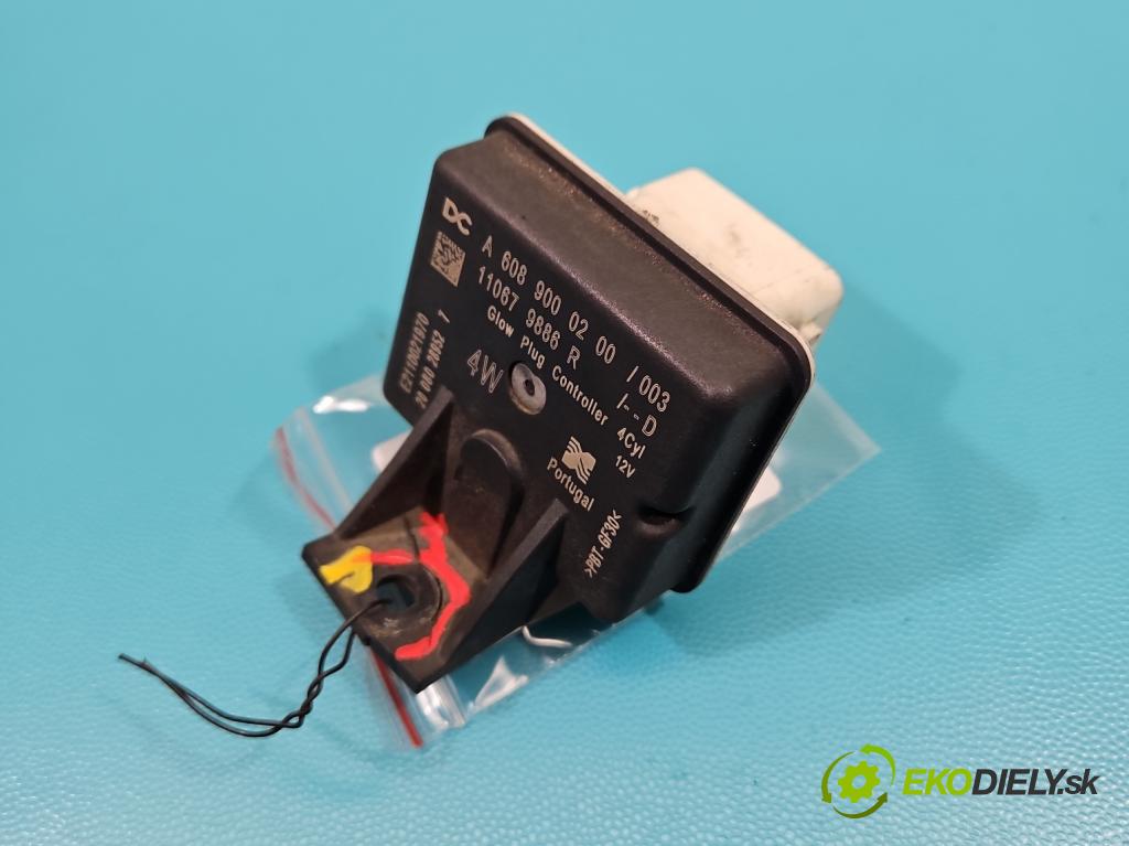 Renault Megane IV 2016-2024 1.5 dci 116 hp automatic 85 kW 1461 cm3 4- relé svíčky: žavícich: A6089000200 (Relé)