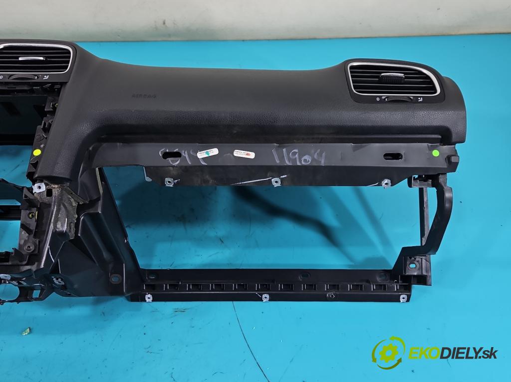 Vw Golf VI 2008-2013 1.6 tdi 105 HP manual 77 kW 1598 cm3 5- kokpit,pristrojová doska rozdeľovacia