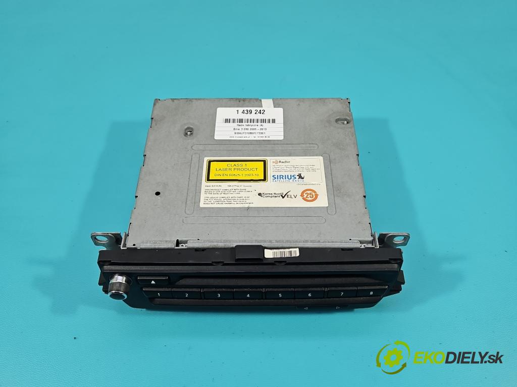 Bmw 3 E90 2005-2013 2.0d 184hp automatic 135 kW 1995 cm3 5- Radio originál 9263947