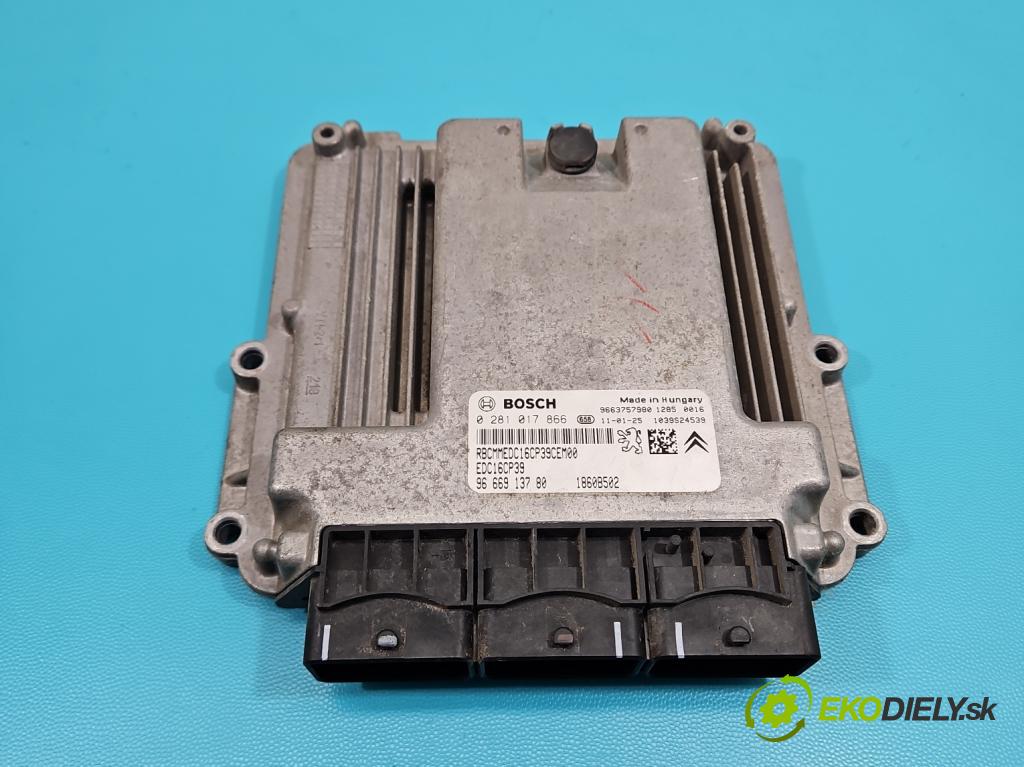 Peugeot 4007 2007-2012 2.2 hdi 156 HP automatic 115 kW 2179 cm3 5- riadiaca jednotka motora 9666913780