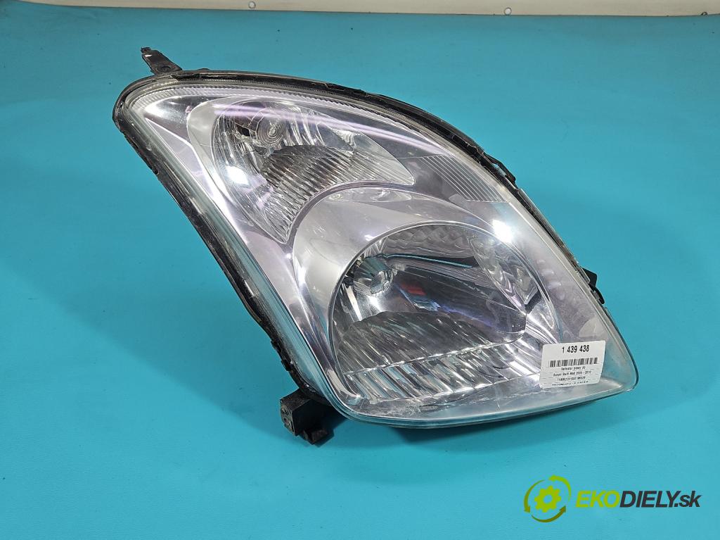 Suzuki Swift Mk6 2005-2010 1,3.0 DDiS 69KM manual 51 kW 1248 cm3 5- Reflektor: pravý 35100-62J11 (Svetlo predné pravé)