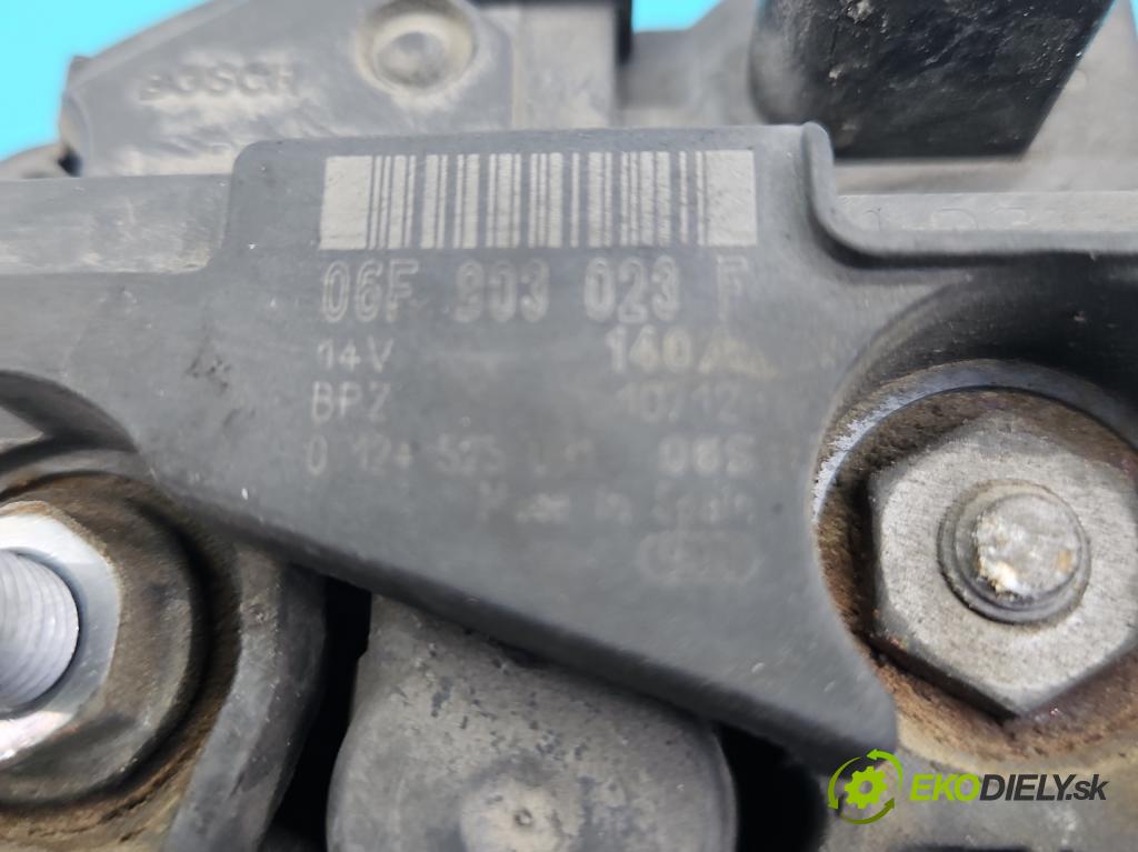 Skoda Octavia II 2004-2013 1.6 SR 102 HP manual 75 kW 1595 cm3 5- Alternator 06F903023F (Alternátor)