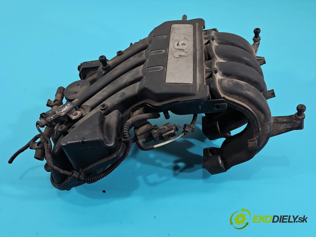 Skoda Octavia II 2004-2013 1.6 SR 102 hp manual 75 kW 1595 cm3 5- potrubí sací 06A133203EM (Sací potrubí)