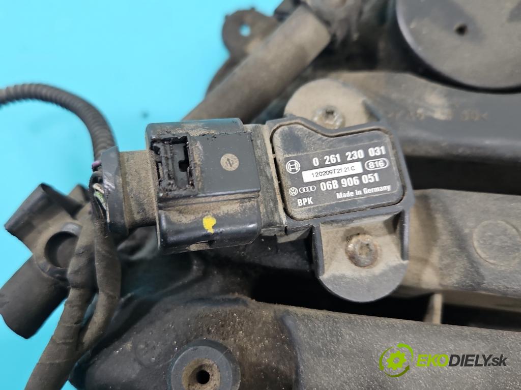 Skoda Octavia II 2004-2013 1.6 SR 102 hp manual 75 kW 1595 cm3 5- potrubí sací 06A133203EM (Sací potrubí)