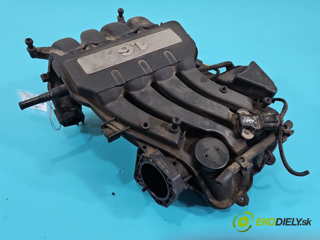 Skoda Octavia II 2004-2013 1.6 SR 102 hp manual 75 kW 1595 cm3 5- potrubí sací 06A133203EM (Sací potrubí)
