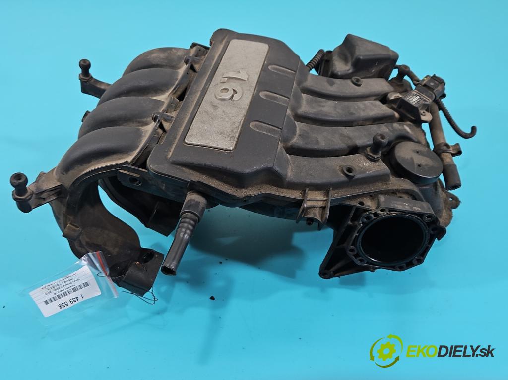 Skoda Octavia II 2004-2013 1.6 SR 102 hp manual 75 kW 1595 cm3 5- potrubí sací 06A133203EM (Sací potrubí)