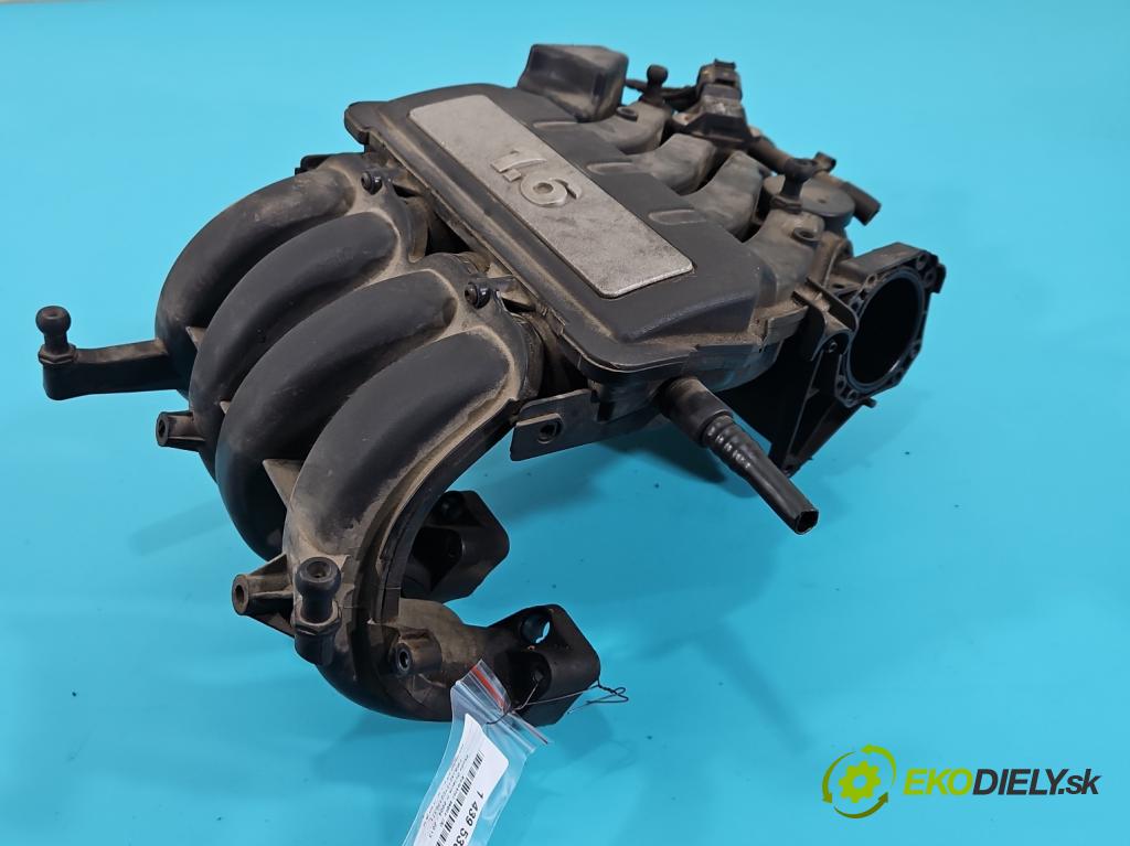 Skoda Octavia II 2004-2013 1.6 SR 102 hp manual 75 kW 1595 cm3 5- potrubí sací 06A133203EM (Sací potrubí)