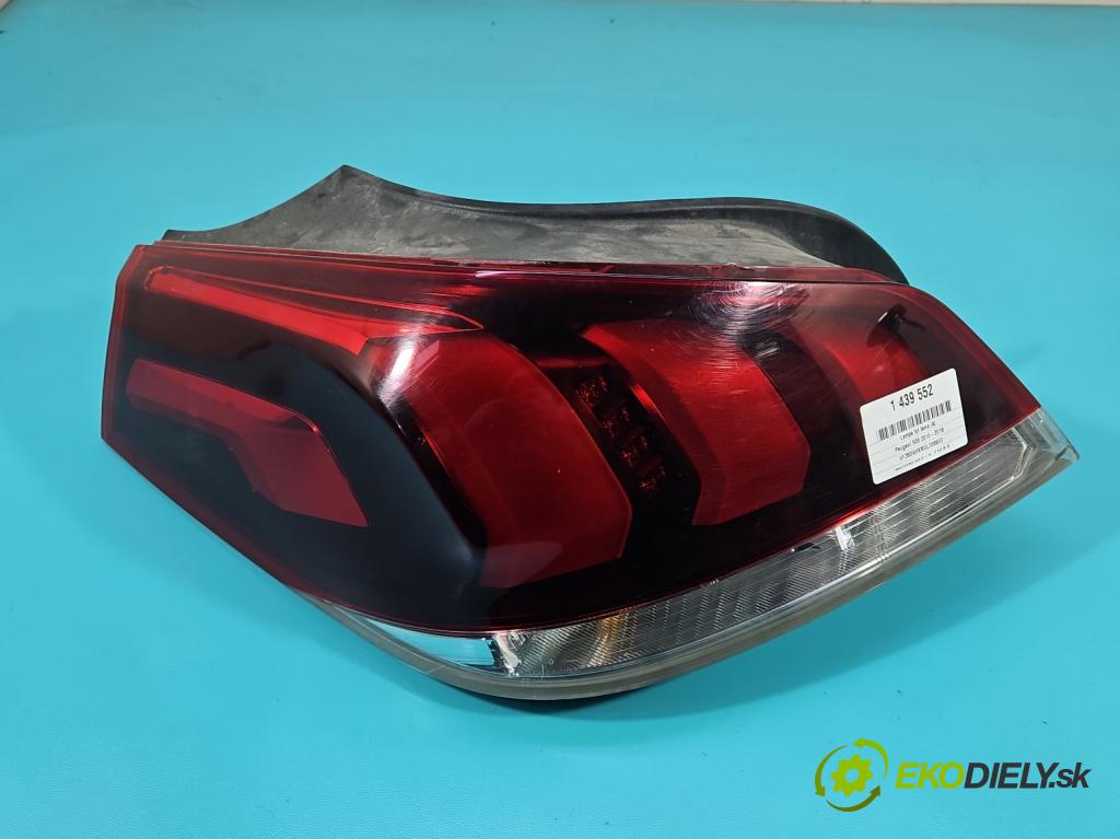 Peugeot 508 2010-2018 2.0 hdi 150 HP manual 110 kW 1997 cm3 4- svetlo / reflektor zadné ľavé 9807242780A