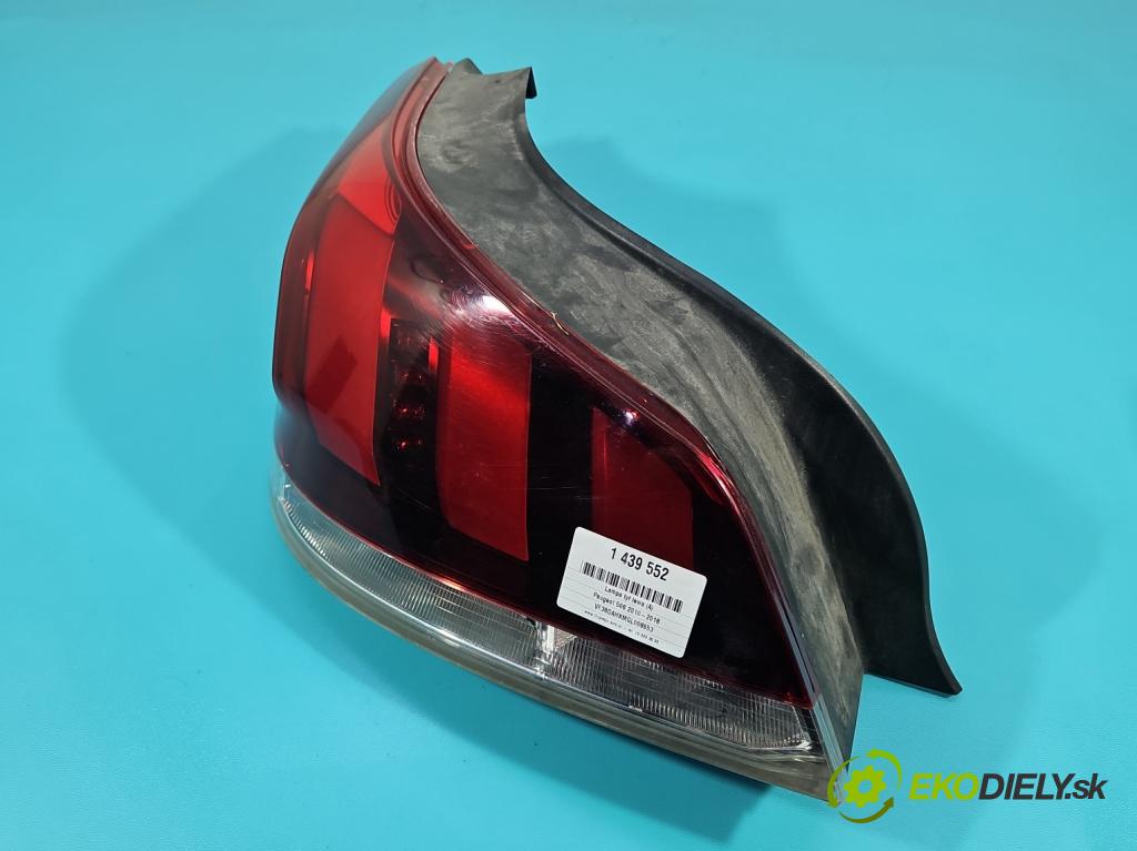 Peugeot 508 2010-2018 2.0 hdi 150 HP manual 110 kW 1997 cm3 4- svetlo / reflektor zadné ľavé 9807242780A