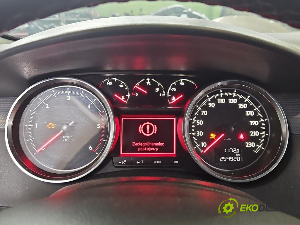 Peugeot 508 2010-2018 2.0 hdi 150 HP manual 110 kW 1997 cm3 4- prístrojovka/ budíky 9814765780 (Prístrojová doska, displej)