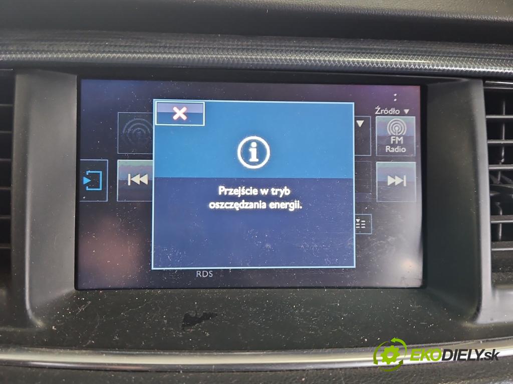 Peugeot 508 2010-2018 2.0 hdi 150 HP manual 110 kW 1997 cm3 4- Zobrazit: 9812771880 (Prístrojová doska, displej)