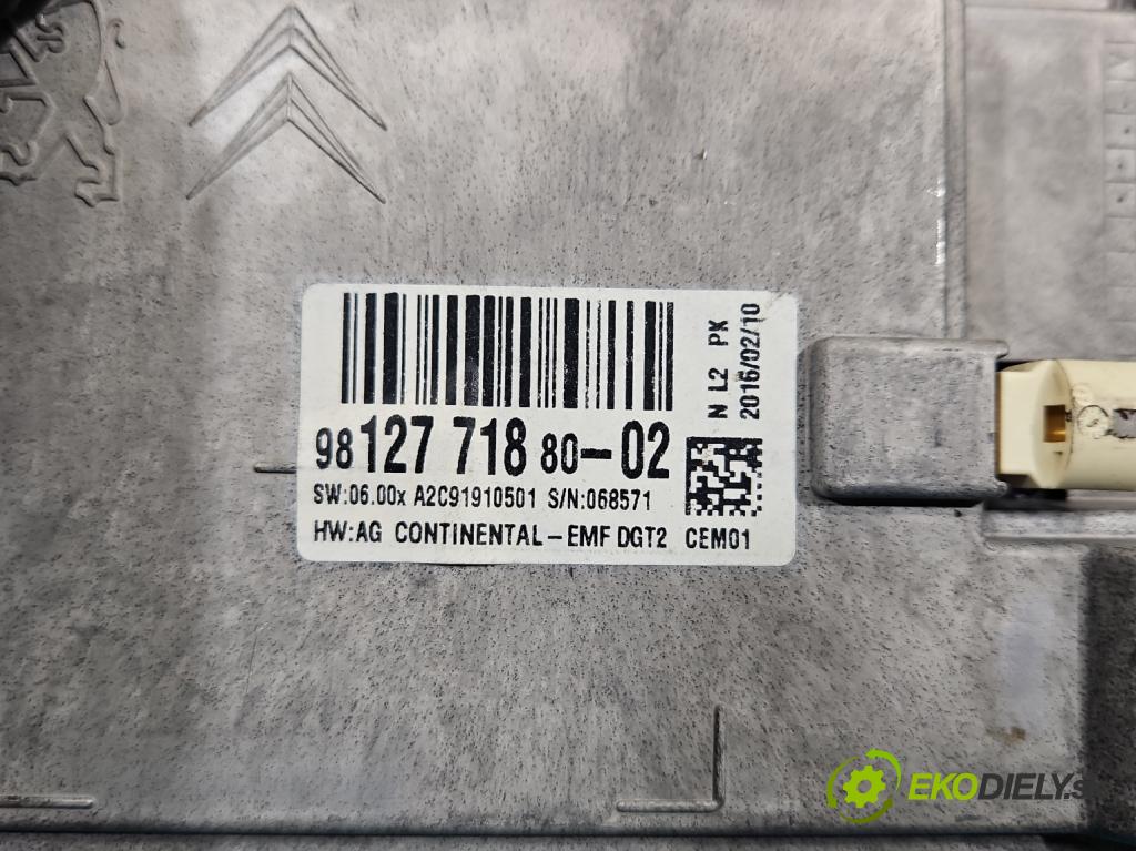 Peugeot 508 2010-2018 2.0 hdi 150 HP manual 110 kW 1997 cm3 4- Zobrazit: 9812771880 (Prístrojová doska, displej)