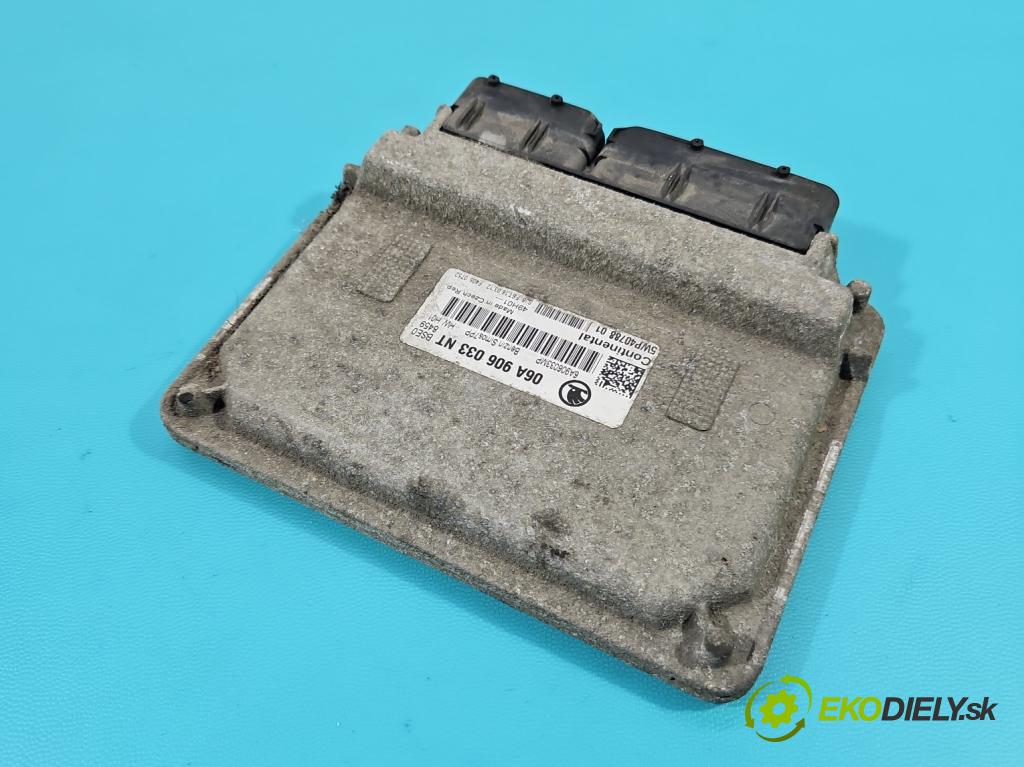 Skoda Octavia II 2004-2013 1.6 SR 102 HP manual 75 kW 1595 cm3 5- riadiaca jednotka motora 06A906033NT