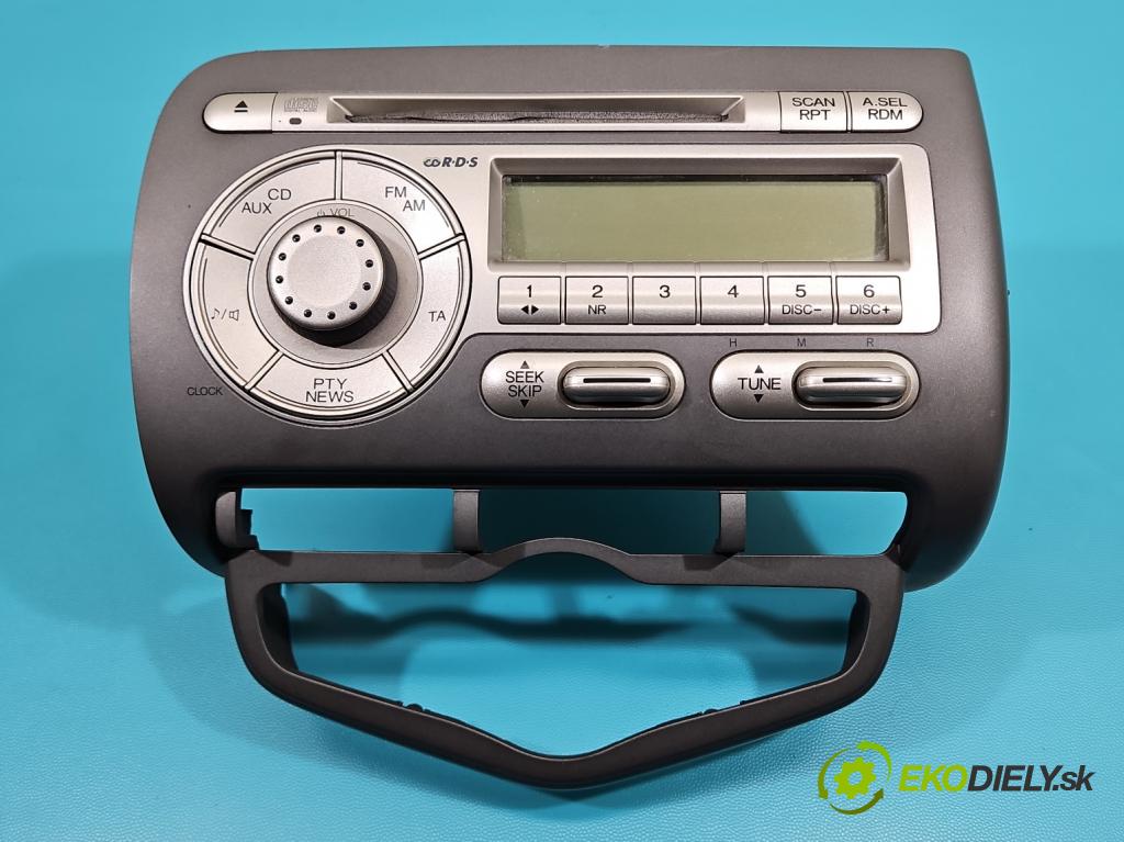 Honda Jazz II 2002-2008 1.3 83 HP manual 61 kW 1339 cm3 5- Radio originál 39100-SAA-E310-M1