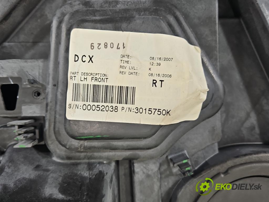 Chrysler Voyager V 2007-2016 3.8 V6 215KM automatic 158 kW 3778 cm3 5- mechanismus stahování přední levý 3015587-D