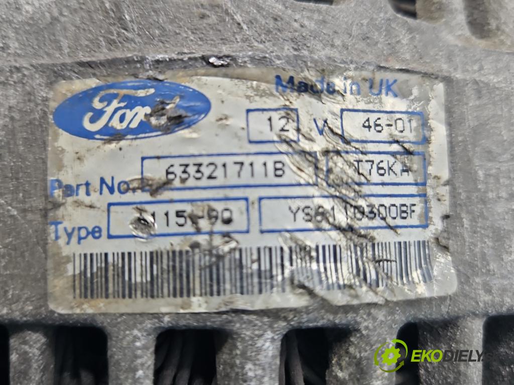 Ford Focus Mk1 1998-2004 1.8 16V 116 hp manual 85 kW 1796 cm3 5- Alternator  (Alternátor)