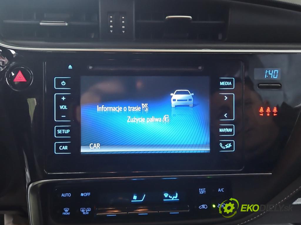Toyota Auris II 2012-2018 1.6 16V 132  HP manual 97 kW 1598 cm3 5- Radio originál 86140-02360