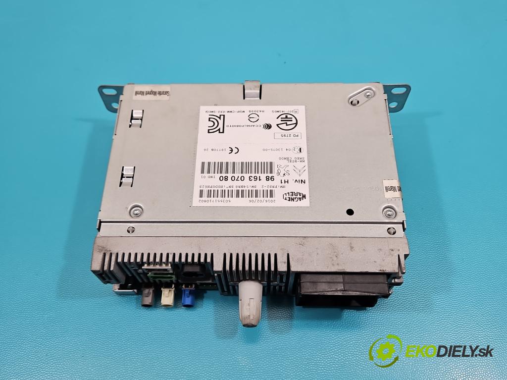 Peugeot 508 2010-2018 2.0 hdi 150 HP manual 110 kW 1997 cm3 4- Radio originál 9816307080