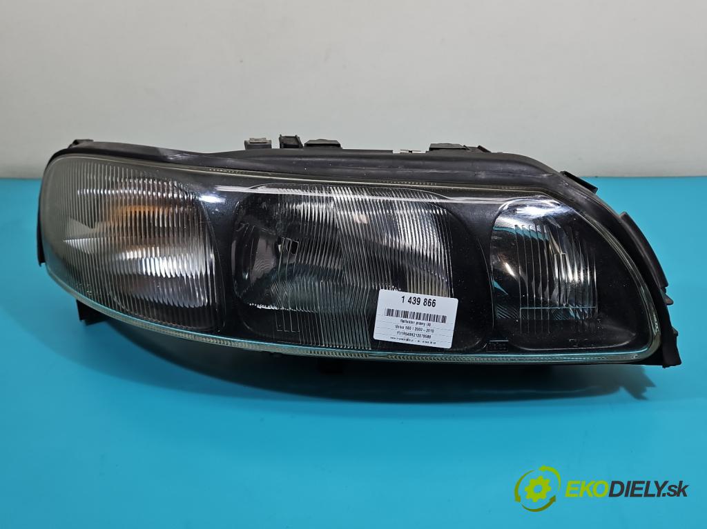 Volvo S60 I 2000-2010 2.0 T 179KM manual 132 kW 1984 cm3 4- Reflektor: pravý 8662598 (Svetlo predné pravé)