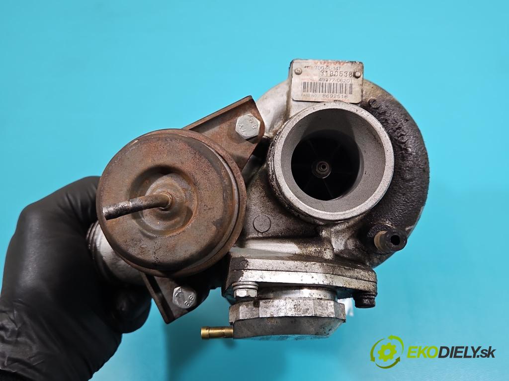 Volvo S60 I 2000-2010 2.0 T 179KM manual 132 kW 1984 cm3 4- Turbodmychadlo 49377-06201 (Turbodúchadla (kompletní))