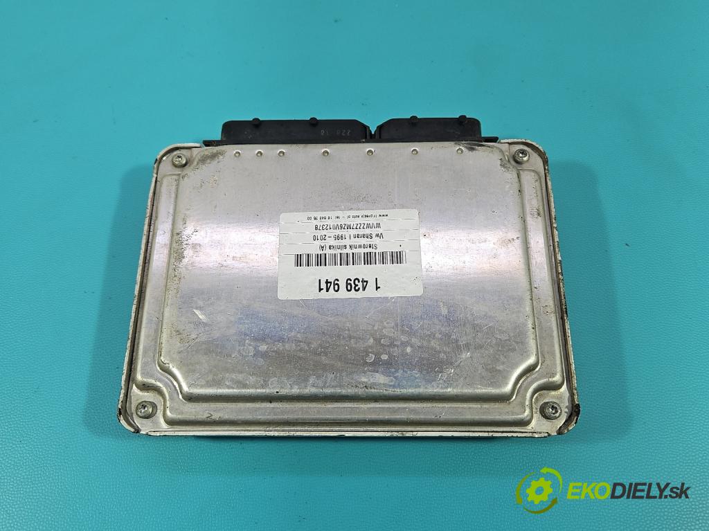 Vw Sharan I 1995-2010 1.8 T 150 HP manual 110 kW 1781 cm3 5- riadiaca jednotka motora 06A906032QK