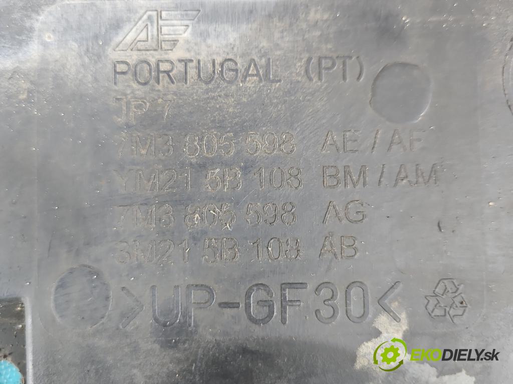 Vw Sharan I 1995-2010 1.8 T 150 hp manual 110 kW 1781 cm3 5- stěna přední 7M3805598 (Výztuhy přední)