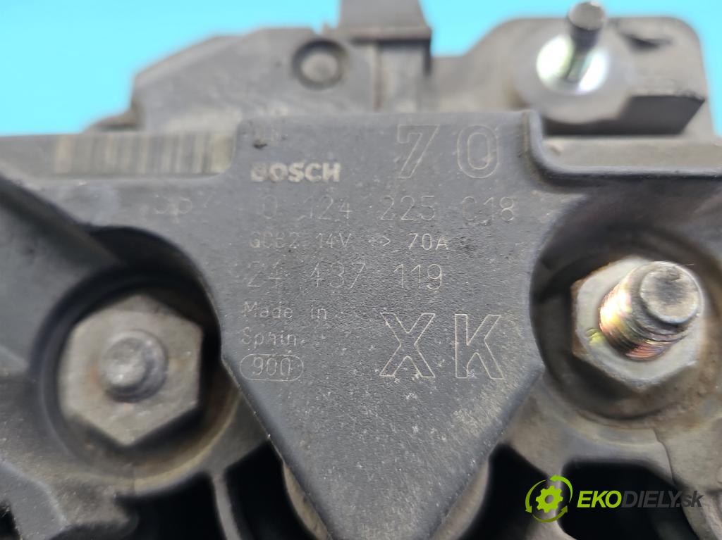 Opel Corsa C 2000-2006 1.0 12V 58 HP manual 43 kW 973 cm3 3- Alternator 24437119 (Alternátor)