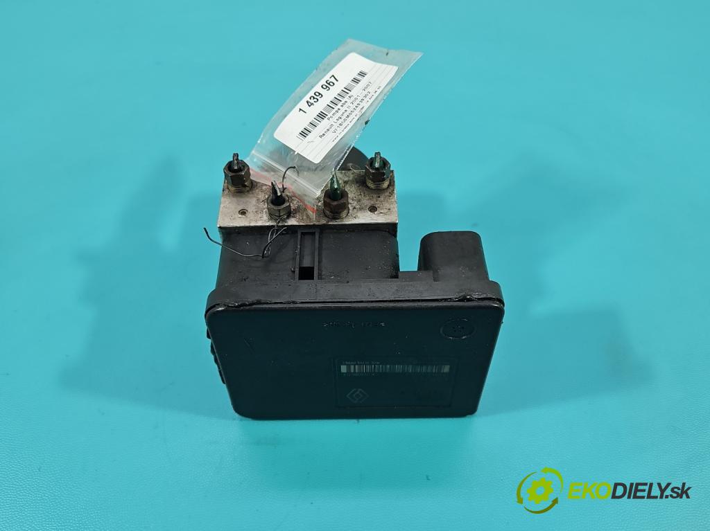 Renault Laguna II 2001-2007 1.8 16V 120 HP manual 88 kW 1783 cm3 5- čerpadlo abs 8200001333C (Pumpa ABS)