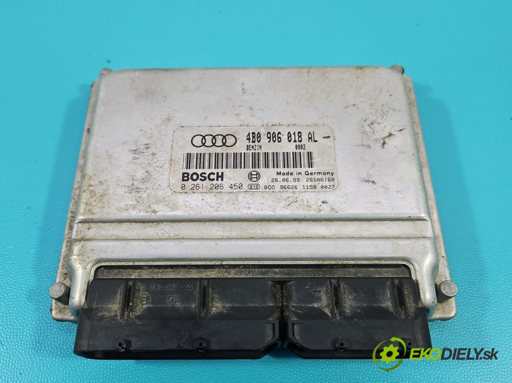 Audi A4 B5 1994-2001 1.8 T 150 HP manual 110 kW 1781 cm3 4- riadiaca jednotka motora 0261206450