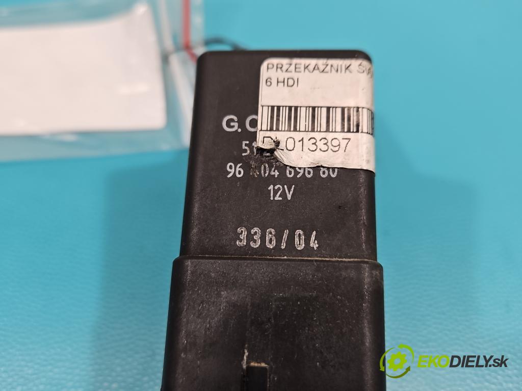 Peugeot 4007 2007-2012 2.2 hdi 156 HP automatic 115 kW 2179 cm3 5- Relé: svíčky: zařicích: 9640469680 (Relé)