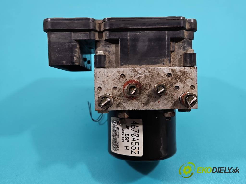 Peugeot 4007 2007-2012 2.2 hdi 156 HP automatic 115 kW 2179 cm3 5- čerpadlo abs 4670A552 (Pumpa ABS)