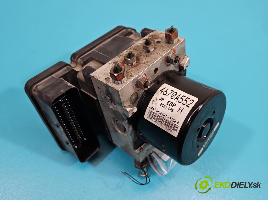 Peugeot 4007 2007-2012 2.2 hdi 156 HP automatic 115 kW 2179 cm3 5- čerpadlo abs 4670A552 (Pumpa ABS)