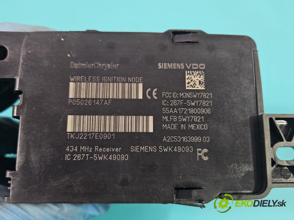 Chrysler Voyager V 2007-2016 3.8 V6 215KM automatic 158 kW 3778 cm3 5- Spínačka P05026147AF (Spínacia skrinka)