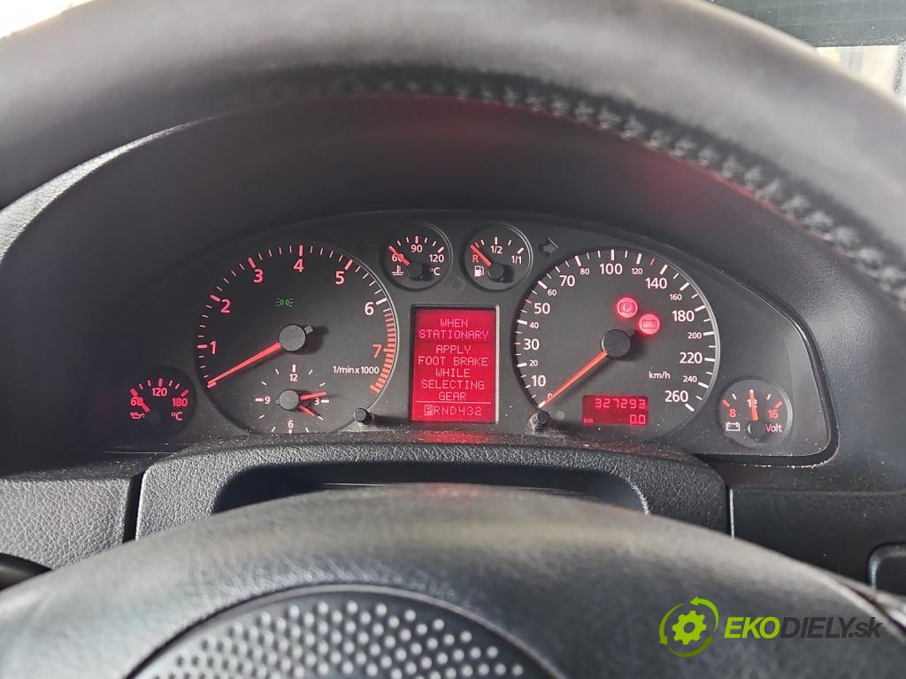 Audi A6 C5 1997-2004 2.4 V6 165 HP automatic 121 kW 2393 cm3 5- prístrojovka/ budíky 4B0919880H (Prístrojová doska, displej)